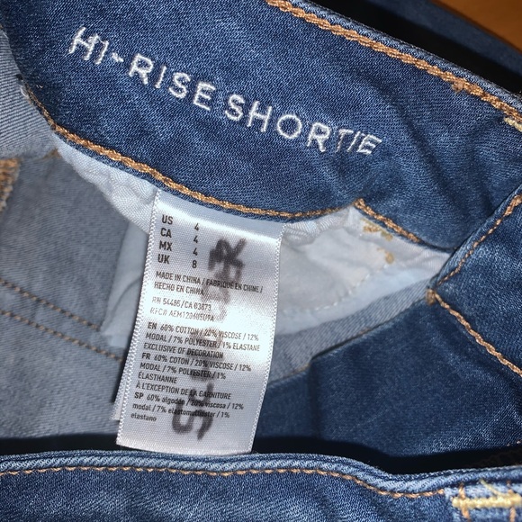 American Eagle shorts 4 hi-rise shortie stretch - Picture 6 of 7